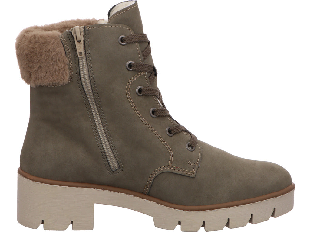 Rieker Damen Stiefel  in grün-bunt-kombiniert