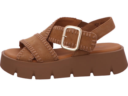 Gabor Damen Sandalette  in hellbraun