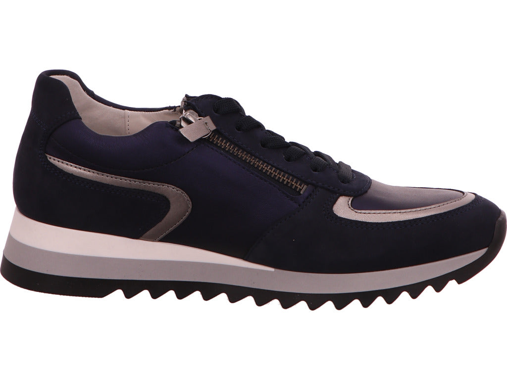 Gabor Damen Sneaker  in blau-bunt-kombiniert