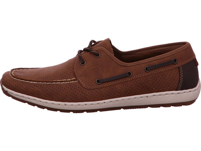 Rieker Herren Halbschuh  in braun-kombiniert