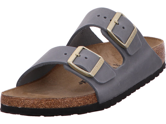 Birkenstock Damen Pantolette Arizona in hellgrau
