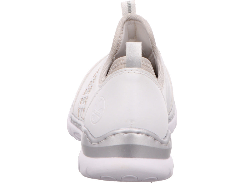 Rieker Damen Sneaker  in weiß-bunt-kombiniert