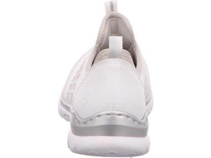 Rieker Damen Sneaker  in weiß-bunt-kombiniert