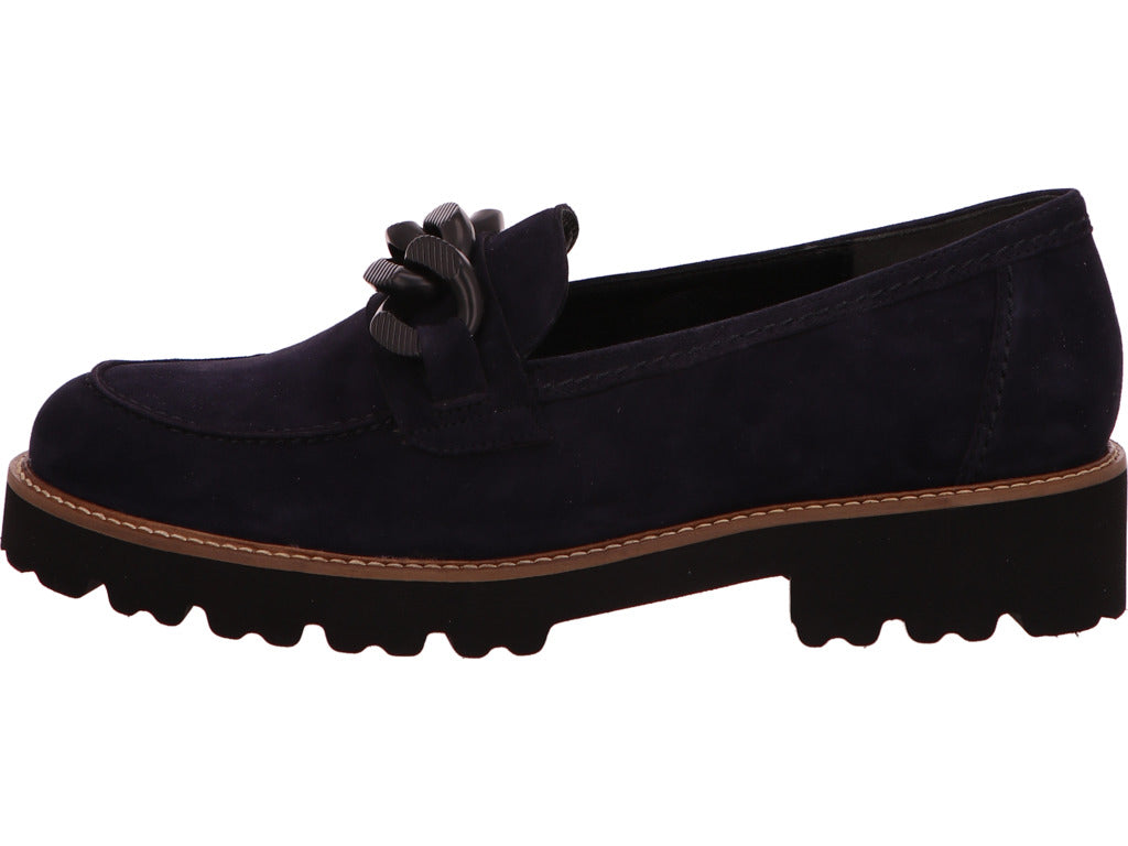 Gabor damesslippers in donkerblauw