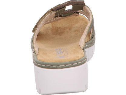 Rieker Damen Sandalette  in grün-bunt-kombiniert