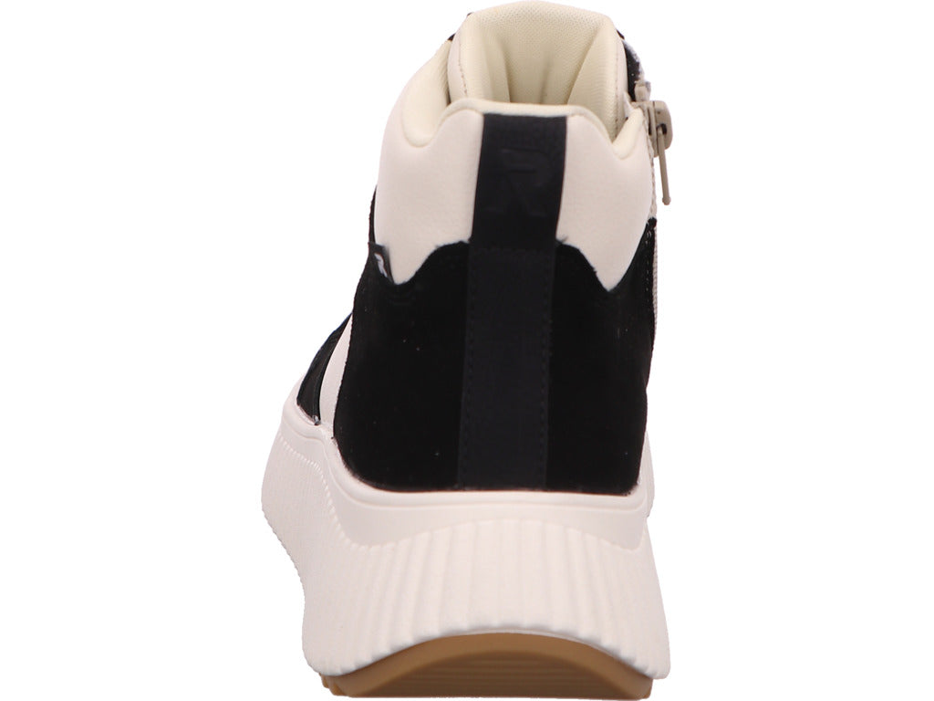 Rieker Damen Stiefel  in schwarz-bunt-kombiniert