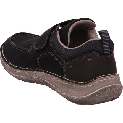 Rieker Slipper Schlupfschuh Herren Blau Leder   Bild3