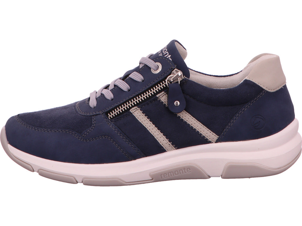 Remonte Damen Sneaker  in blau-bunt-kombiniert