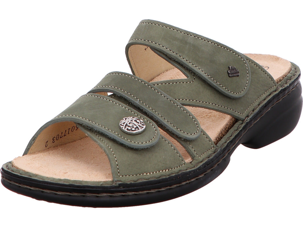 Finn Comfort Damen Pantolette Ventura-S in grün