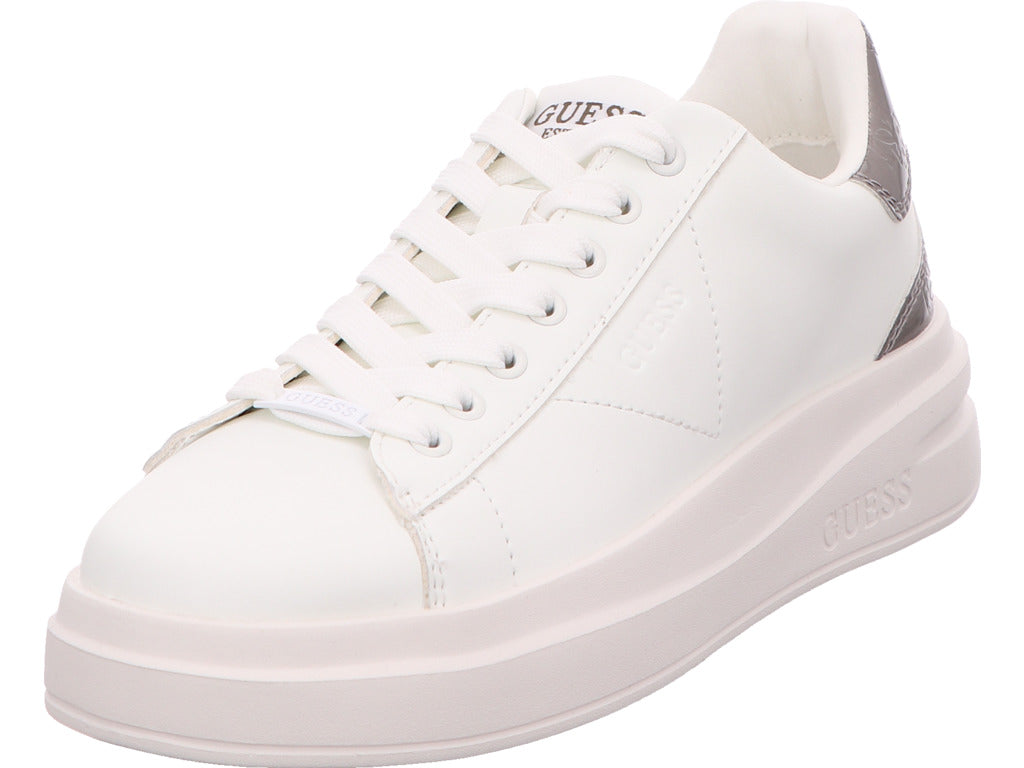 Guess Damen Sneaker Elbina in weiß-bunt-kombiniert