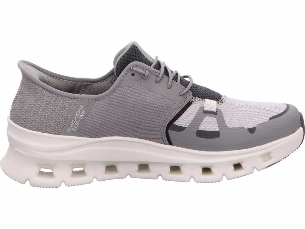 Skechers Herren Slipper Slip-Ins - Glide-Step Pro in grau-bunt-kombiniert