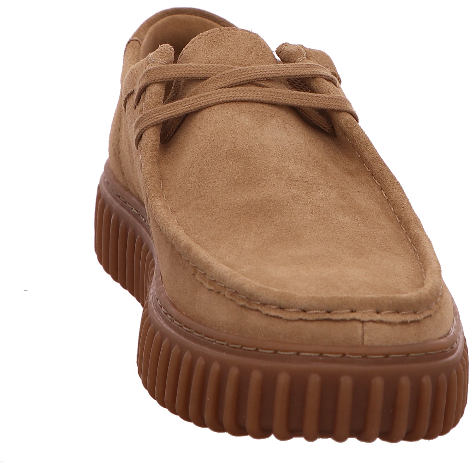 NEU Clarks Herren Schnürschuhe in Dark Sand aus Suede