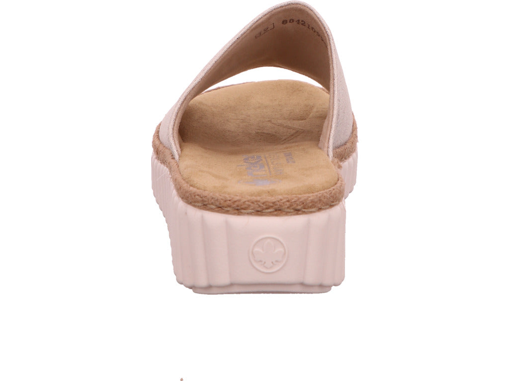 Rieker Damen Pantolette  in beige