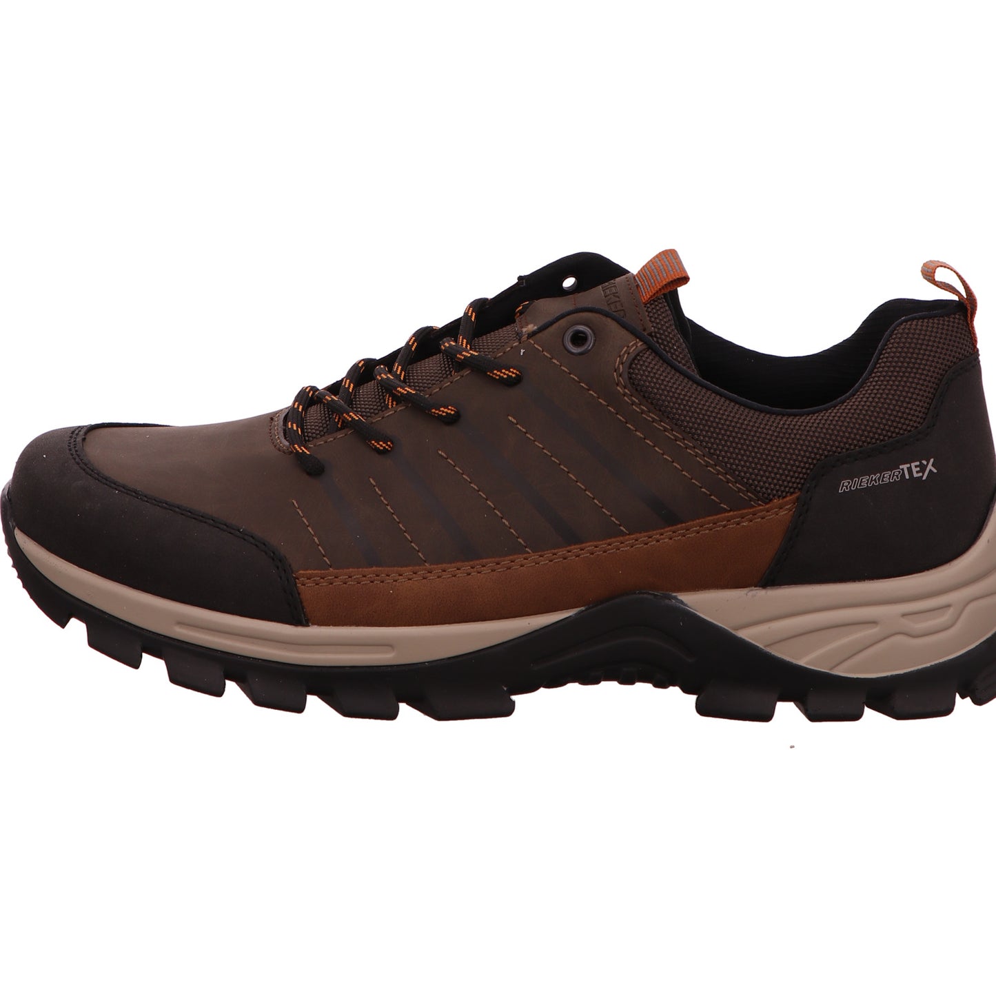 Rieker Halbschuh Schnürschuh Outdoor TEX Herren Braun Synthetik   Bild2