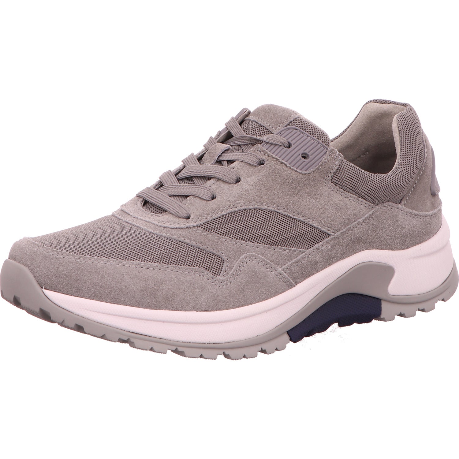 PIUS Gabor Sneaker Halbschuh Herren Rolling Soft Grau Rauhleder-Synthetik-kombiniert   Bild1