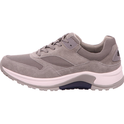 PIUS Gabor Sneaker Halbschuh Herren Rolling Soft Grau Rauhleder-Synthetik-kombiniert   Bild2