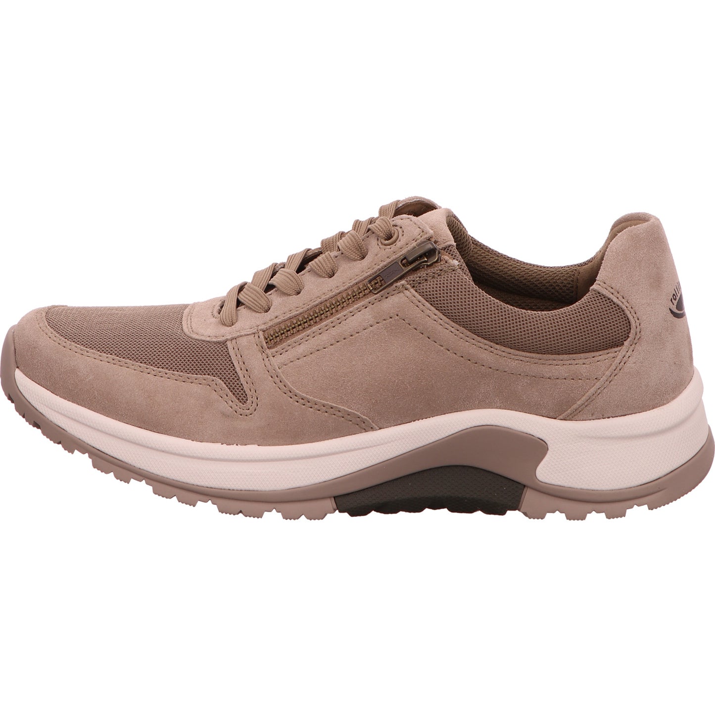 PIUS Gabor Sneaker Halbschuh Herren Rolling Soft Beige Rauhleder   Bild2