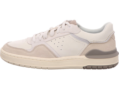 Clarks Herren Halbschuh Courtlite2 in weiß-bunt-kombiniert