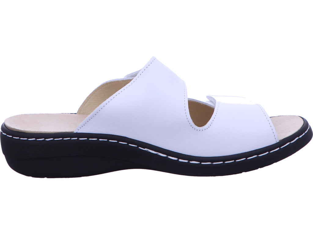 Longo Damen Pantolette  in weiß