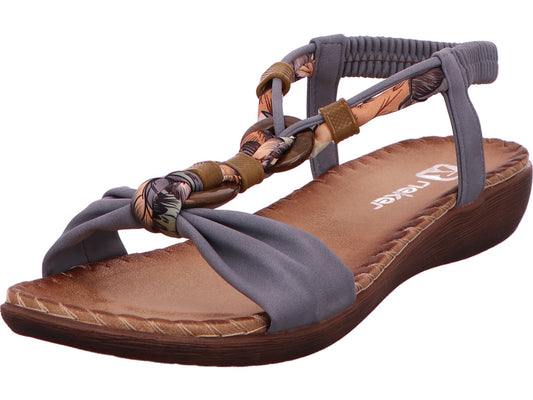 Rieker Damen Sandalette  in hellblau
