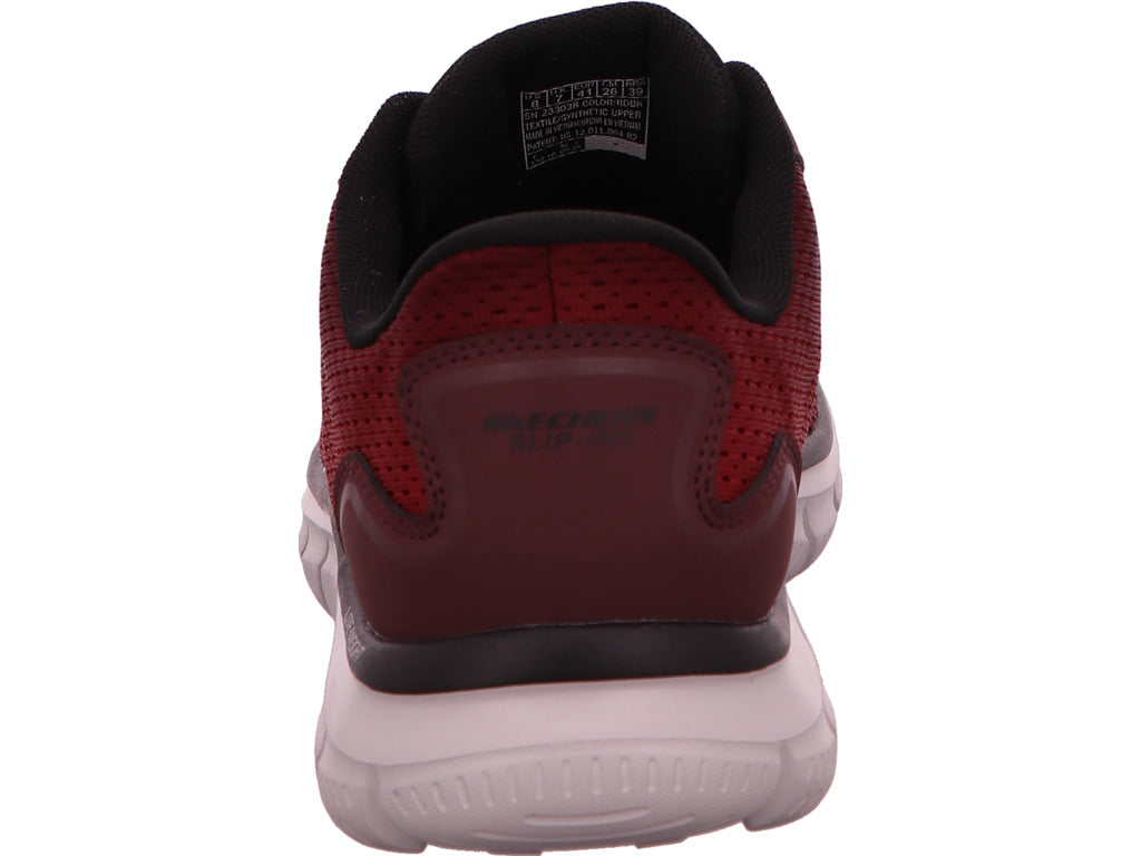 Skechers Herren Slipper Track Revno in rot