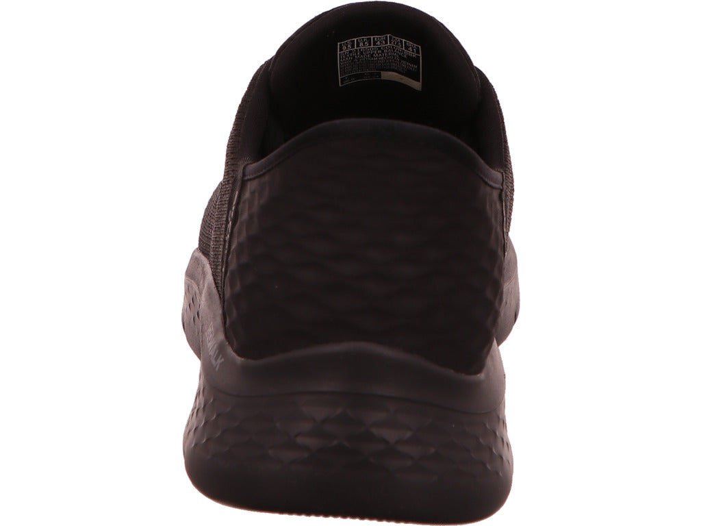 Skechers Herren Slipper Flex-New World in schwarz