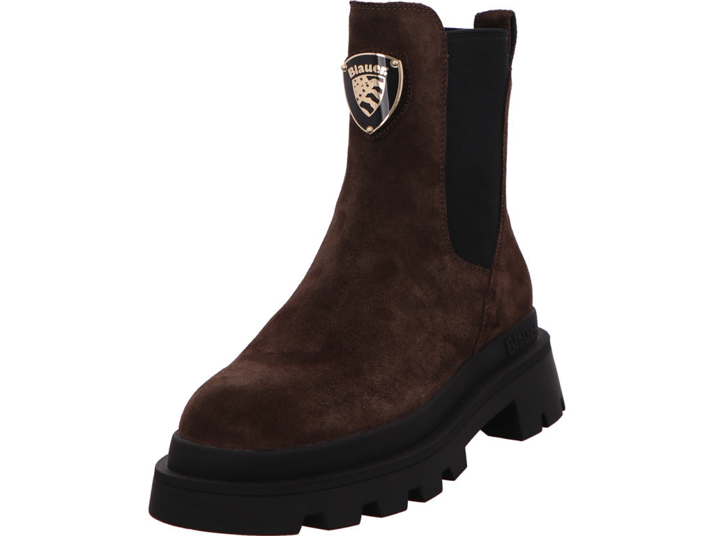 Blauer Shoes Damen Stiefel Kimmel 12 in dunkelbraun