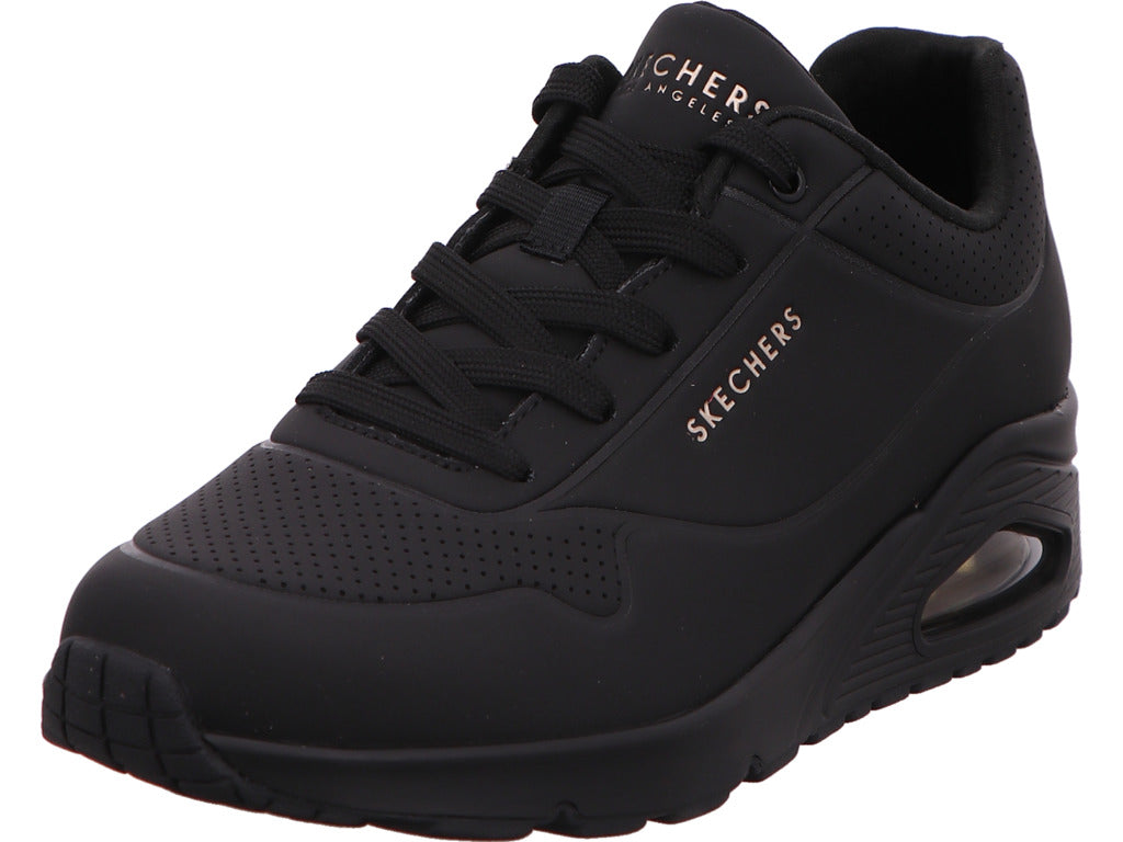 Skechers Damen Sneaker Uno-Stand On Air in schwarz