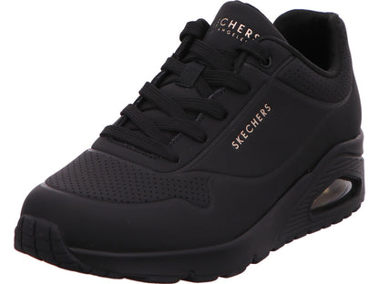Skechers Damen Sneaker Uno-Stand On Air in schwarz