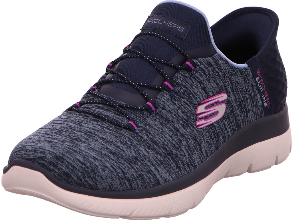 Skechers Damen Sneaker Slip-Ins Summits Dazzling H in dunkelblau