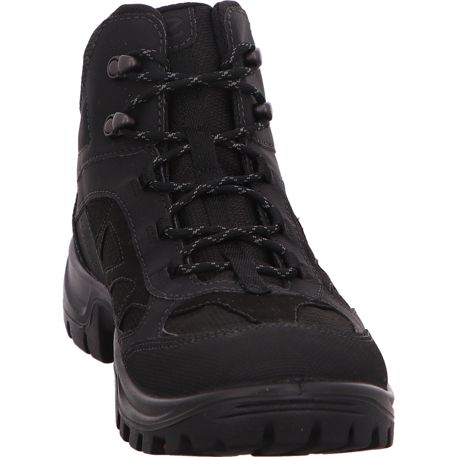 NEU Ecco Herren Stiefel in schwarz aus Leder Synth. Textil kombiniert schuhhaus hilbers