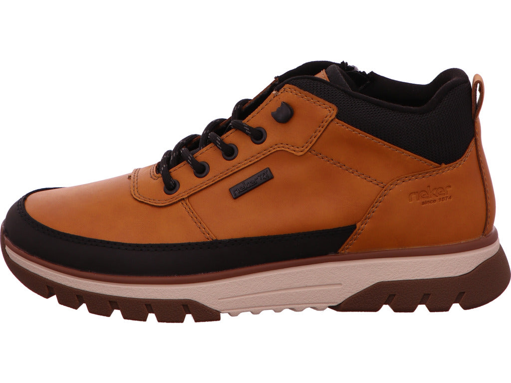 Rieker Herren Halbschuh  in braun-bunt-kombiniert