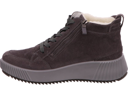 Ara Damen Stiefel Davos-St in dunkelgrau