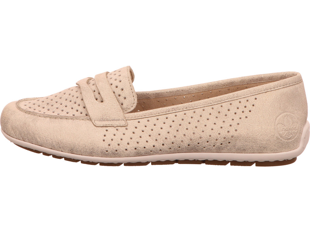 Rieker Damen Slipper  in beige