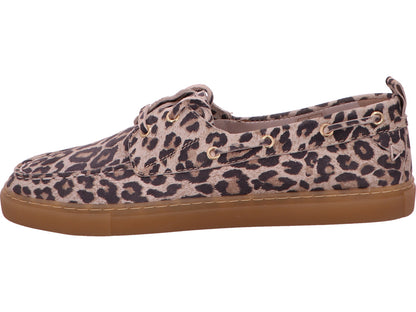 Poelman Damen Slipper  in beige-kombiniert