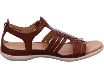 Ecco Damen Sandalette Flash W Roman Sandal in dunkelbraun