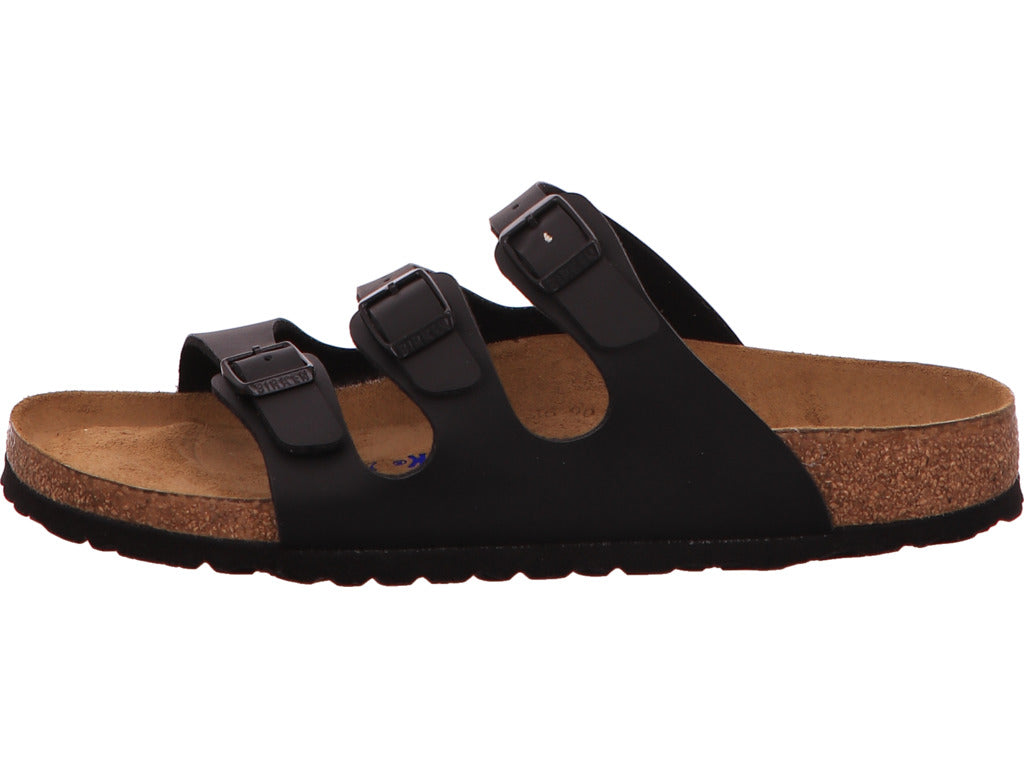 Birkenstock Florida Soft Footbed sandaal voor dames in zwart