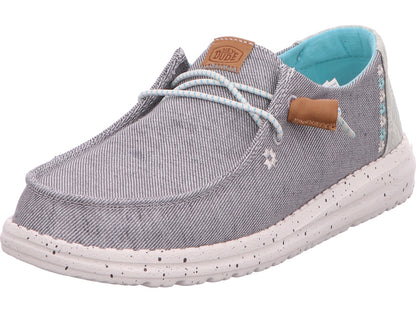 Hey Dude Damen Slipper Wendy Heathered Slub in grau