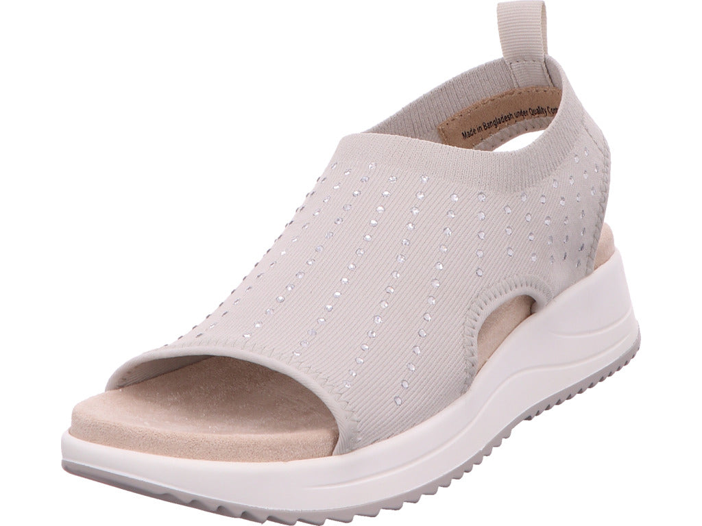 Caprice Damen Sandalette  in grau