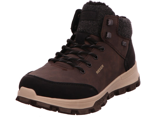 Rieker Herren Stiefel  in braun-bunt-kombiniert