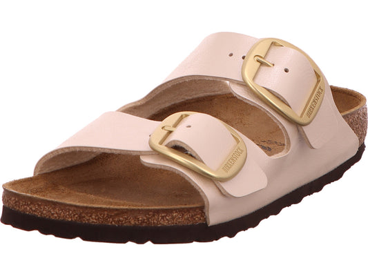 Birkenstock Damen Pantolette Arizona Big Buckle in hellbeige