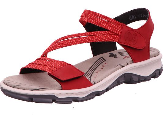 Rieker Damen Sandalette  in rot