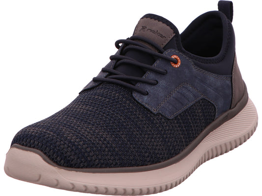 Rieker Herren Sneaker  in blau-bunt-kombiniert