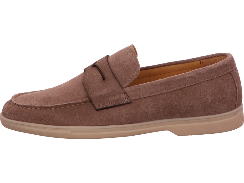 Carl Gross Herren Slipper  in dunkelbeige
