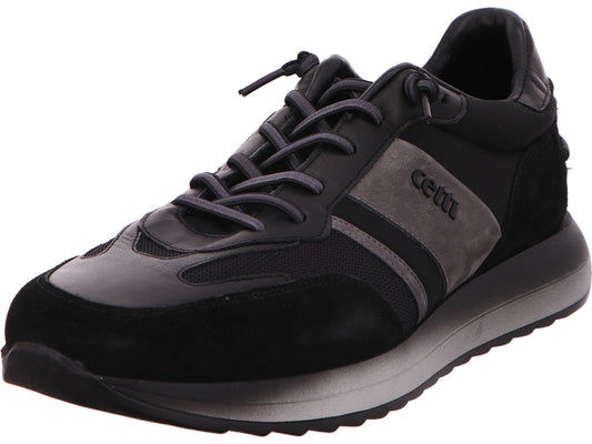 Cetti herensneakers C848 in een combinatie van zwart en meerdere kleuren.