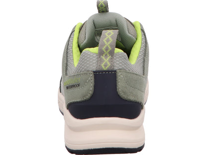 Waldläufer Damen Schnürschuh H-Freya in grau-bunt-kombiniert