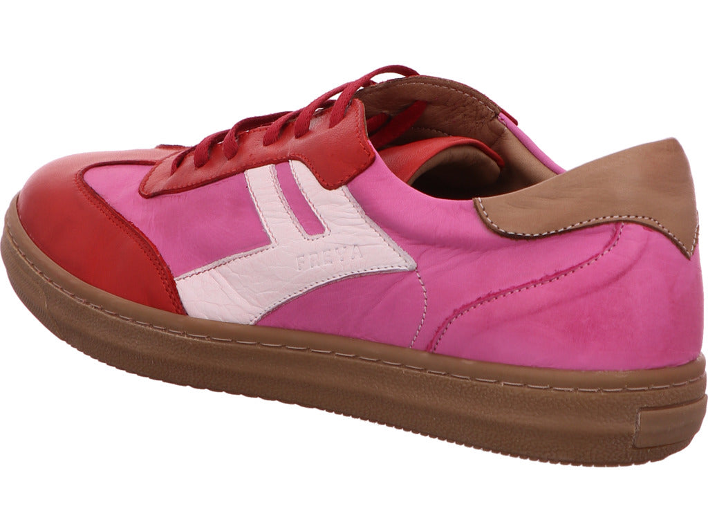 Andrea Conti Damen Sneaker  in rot-bunt-kombiniert