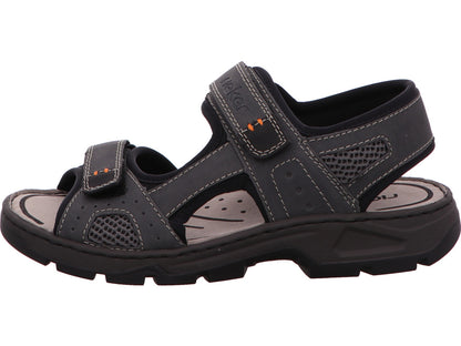 Rieker Herren Sandalette  in grau-bunt-kombiniert