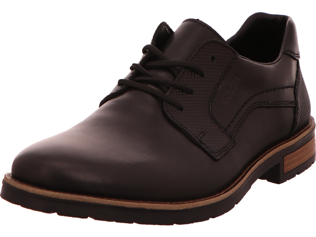 Rieker Herren Schnürschuh  in schwarz