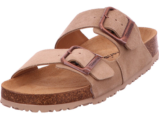 Tamaris Damen Pantolette  in taupe